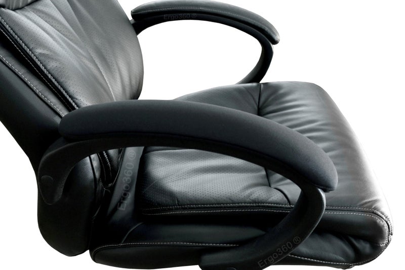 Ergo360 Soft Neoprene Chair Arm Pad Covers Stretch Over Armrests 13" to 17". Restore, Protect and Cushion. Complete Set of 2. Made in The USA. - Image 3